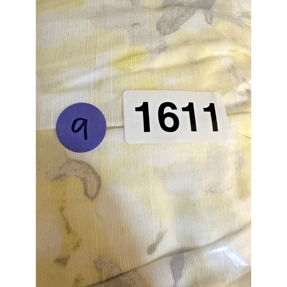 Nine West Womans Cottagecore Floral Maxi Dress Size 2X Boho Beachy Yellow Lined - Picture 14 of 15